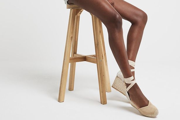 River Island slashes the price of Kate Middleton-inspired espadrille wedges in summer sale