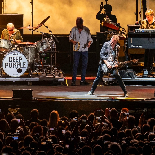 Deep Purple make history by performing ‘Smoke on the Water’ on the Lake Geneva shore that inspired it