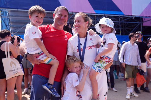 Helen Glover cheered by Strictly’s Steve Backshall and their kids as she wins Olympic medal at Paris 2024 Olympics