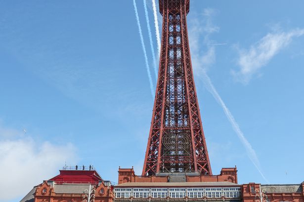 Red Arrows make grand appearance as crowds gather for annual Blackpool Air Show