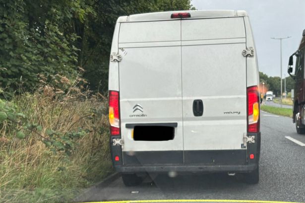 Van driver reversed along M55 hard shoulder after ‘missing his turn off’