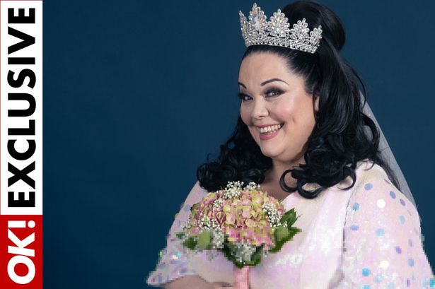 Lisa Riley’s Emmerdale wedding dress- ‘sequins in bra’ and Spice Girl trainers