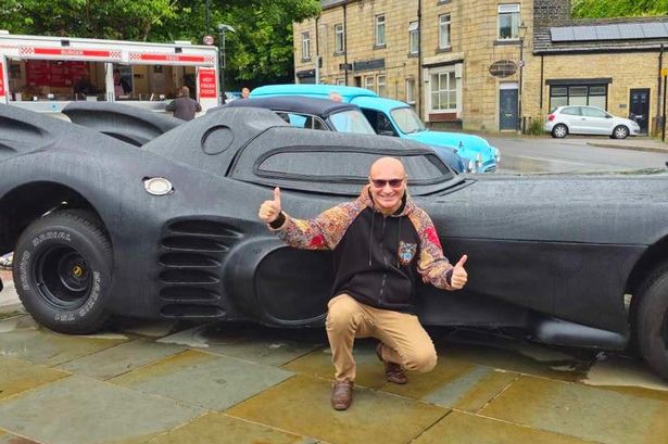 Batmobile rolls up in Bacup as car lovers flock to motoring extravaganza