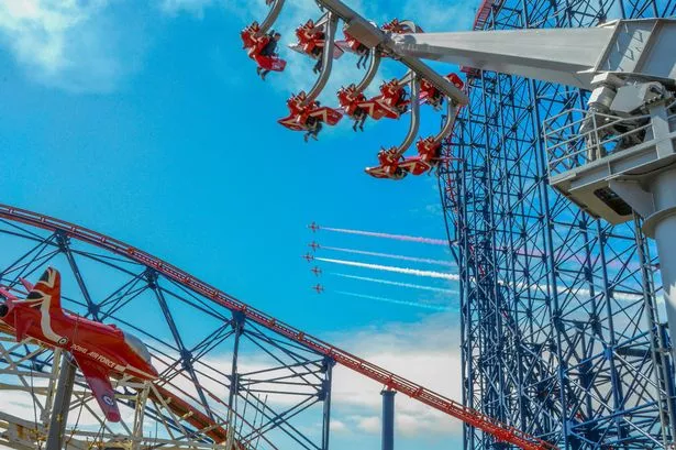 How to watch the Red Arrows at Blackpool Air Show from ‘unique heights’