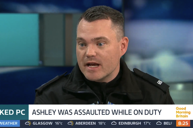 ‘No-one goes to work thinking this might be their last shift’ Blackpool PC attacked on duty tells Charlotte Hawkins on GMB