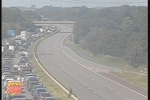 Motorists on the M6 warned of severe delays due to police incident