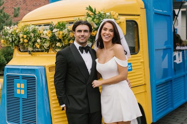 Newlywed Vicky Pattison celebrates her new namesake with hilarious Greggs-inspired party