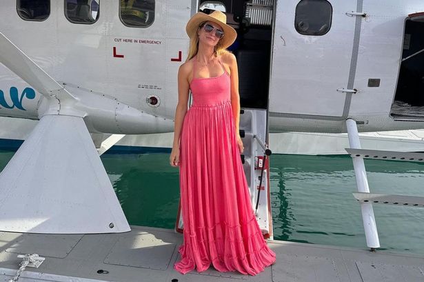 Millie Mackintosh dazzles in a pink bandeau dress that you ‘won’t regret’ grabbing