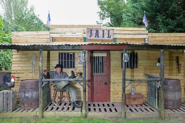 ‘I turned my home into an 1850s Wild West town with a sheriff’s office, moonshine still and two jails’