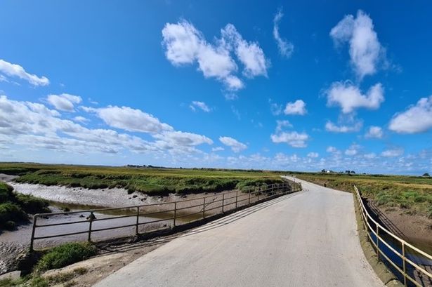 The unique tidal road completely underwater twice a day given a new lease of life