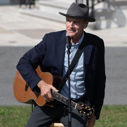 James Taylor apologises after set was cut from Democratic National Convention