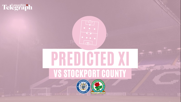 Blackburn Rovers predicted team with three full debuts at Stockport County