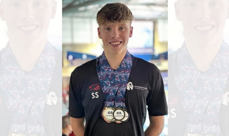 Delight for teenage swimmer after winning 3 golds at British championships