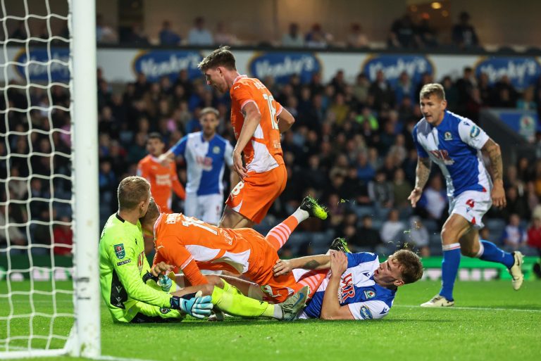 Blackburn Rovers exit Carabao Cup after six-minute Blackpool comeback