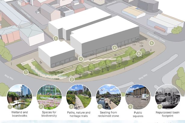 Preston’s buried canal concealed by shops and car park and big vision to transform it