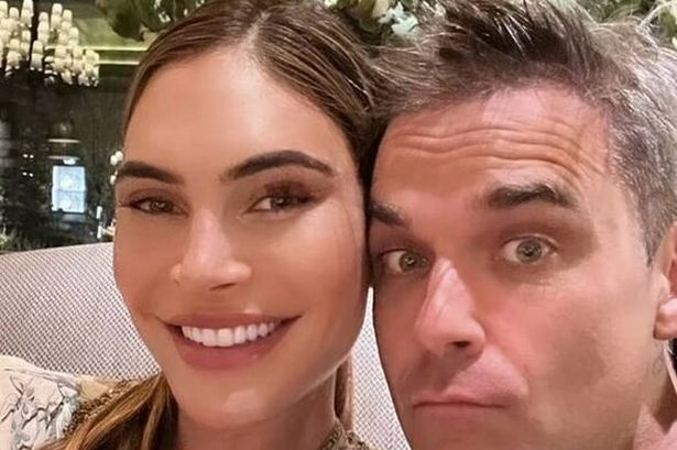 Robbie Williams and wife Ayda secretly renew wedding vows as he makes unexpected announcement