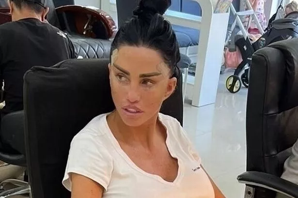 Katie Price’s new face seen after £10,000 surgery as she gets her nails done amid bankruptcy turmoil