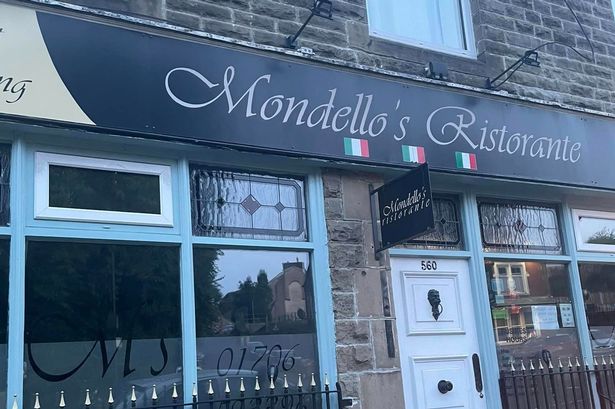 Outpouring of grief as Rossendale Mondello’s restaurant closes suddenly with notice on door