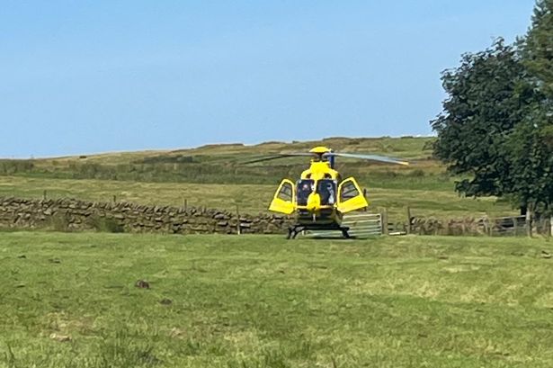 Pendle Hill paraglider injured after crash as air ambulance and mountain rescue teams scrambled