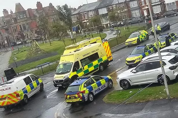 Blackpool street cordoned off by police after body found near children’s play area