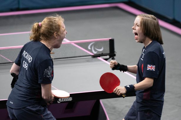 Burnley table tennis star Fliss Pickard hails 14-year-old doubles partner as a ‘little legend’ after bagging Paralympic bronze