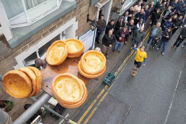 Tradition lives on as punters turn out for Black Pudding Throwing Championships