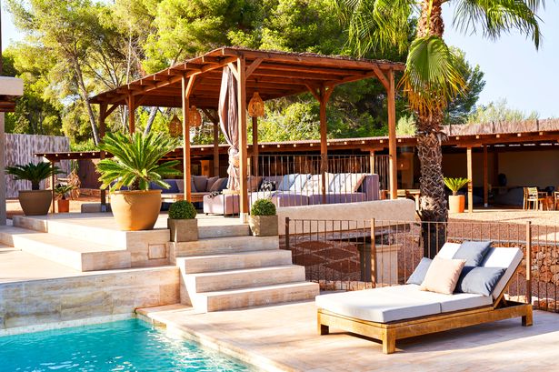 Inside Caprice’s stunning new Ibiza villa – gym, tennis courts, pool and iconic art