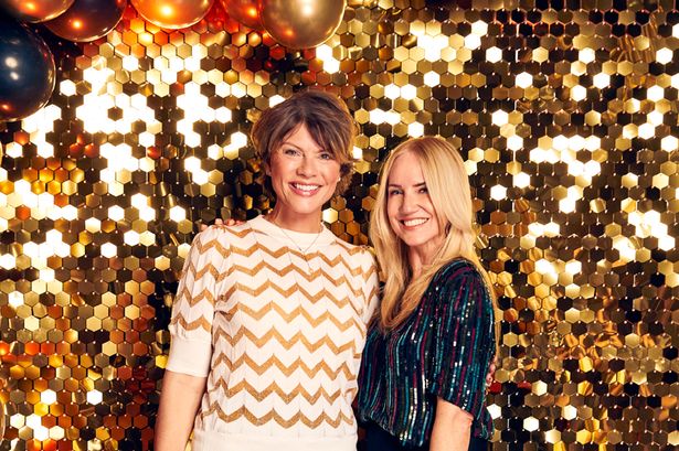 Exclusive pictures as Loose Women icon celebrates milestone party with TV stars and rarely-seen partner