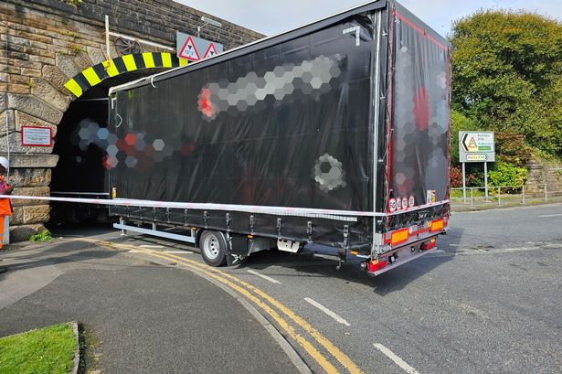 Live Littleborough updates after HGV crashes into bridge