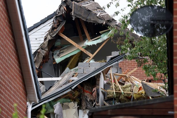 Longridge ‘gas explosion’ aftermath as devastating images show home in ruins