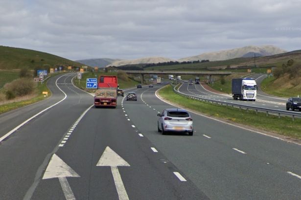 M6 tragedy as woman dies after car collides with bus at junction