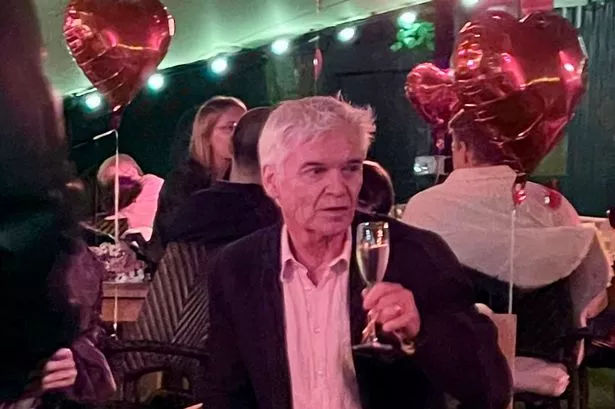 Phillip Schofield enjoys night out with wife and friends ahead of TV comeback – as Eamonn Holmes says he’s ‘addicted to fame’