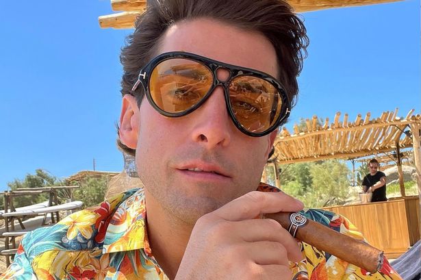 James Argent passionately kisses former Miss Sweden Nicoline Artursson in steamy moment in the sea