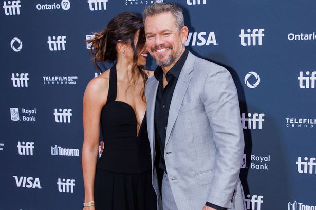 Matt Damon puts on loved-up red carpet display with wife Luciana Barroso at Unstoppable premiere