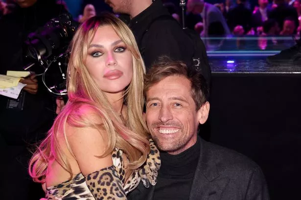 Abbey Clancy says ‘he arrived last week’ as she jokes over ‘new baby’ with Peter Crouch