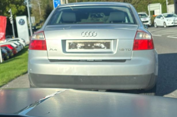 Audi driver tried to disguise vehicle – but police saw straight through it