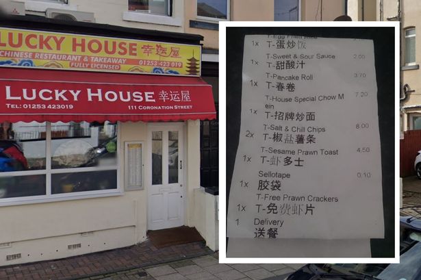 Customer shocked over 10p charge for Sellotape on his Chinese takeaway order but there was a simple explanation