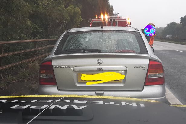 Police seize foreign vehicle with illegal number plate driving in the UK since 2009