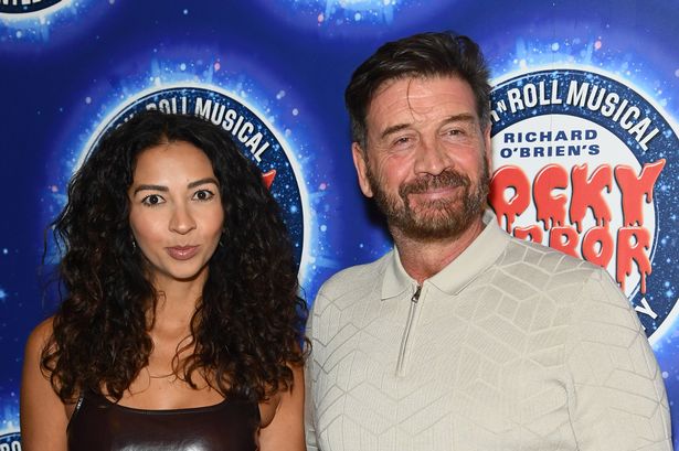 Nick Knowles’ fiancée Katie Dadzie, 34, stuns in leather dress as he bluntly rules out Strictly ‘curse’