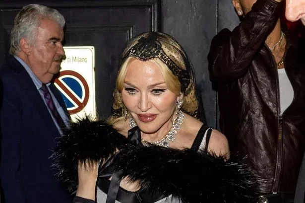 Madonna looks ageless as she steps out in risqué outfit at a Fashion Week afterparty