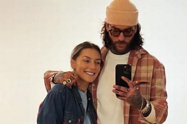 Pete Wicks and Strictly Come Dancing partner Jowita can’t keep their hands off each other on dog walk