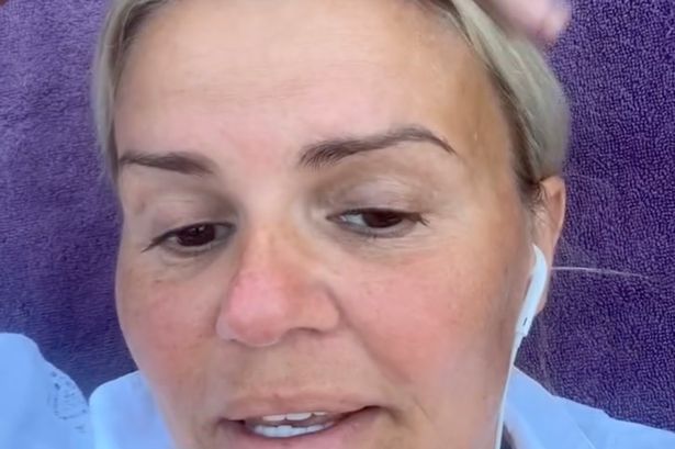 Kerry Katona’s holiday disaster as she battles infection then gets flight date wrong