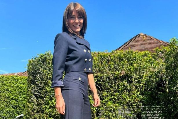 Davina McCall’s navy suit from My mum Your dad is a huge hit – and it’s 50% off