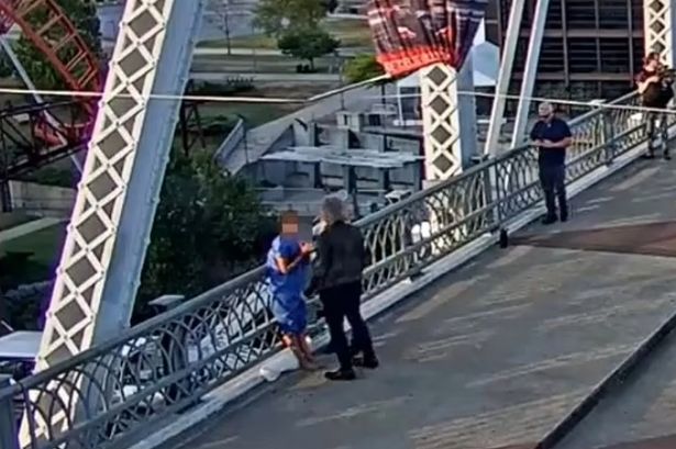 Jon Bon Jovi talks woman out of jumping off bridge in unbelievable scenes