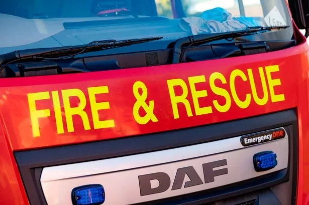 Vehicle fire caused by warm weather in Barnoldswick