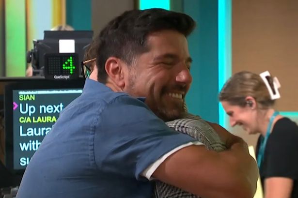 Masterchef finalist Craig Doyle hugs rarely-seen lookalike son in sweet on-air moment