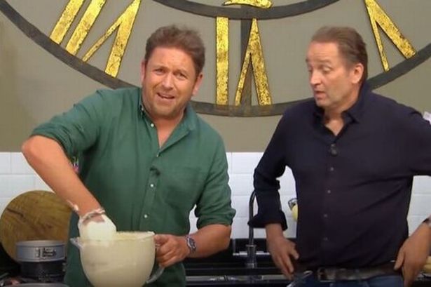 James Martin scolds guest on Saturday Morning ‘you’re not supposed to say that’ as they spot on-air blunder