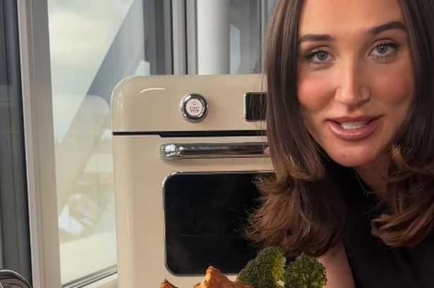 Megan McKenna uses Smeg’s ‘beautiful’ 10-in-1 oven to cook an entire Sunday roast