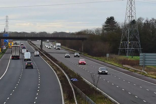 LIVE M58 crash update as air ambulance lands and closures in place