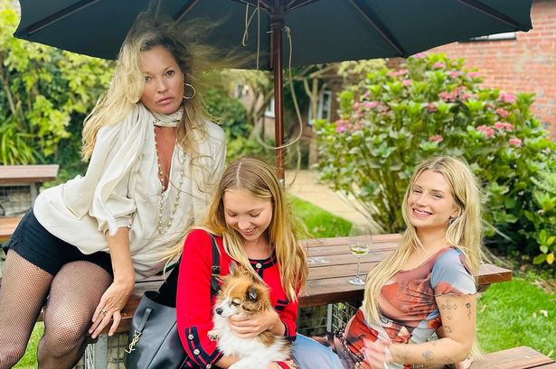 Lottie Moss reunites with supermodel half-sister Kate to celebrate dad’s 80th birthday after family rift